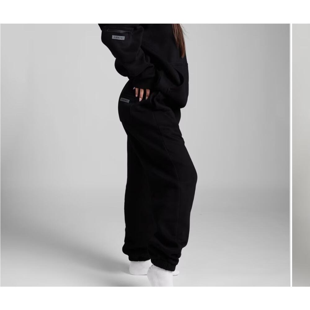 New Comfrt Airplane Mode Travel Sweatpants black medium sold out - Picture 2 of 6